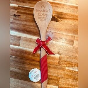 Engraved wooden spoon “ Grandma’s Kitchen memories are made“